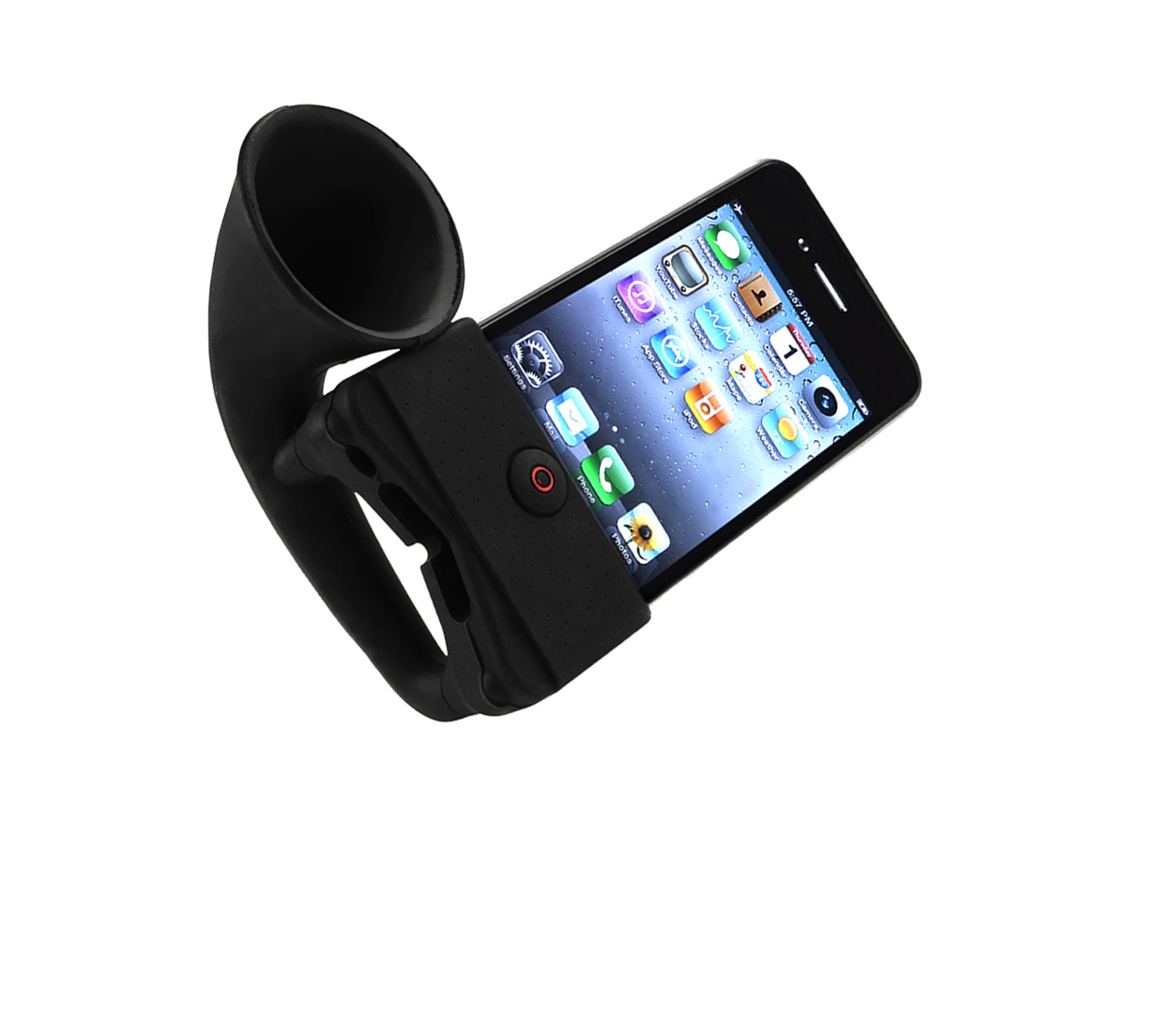 Horn Stand Speaker Loudspeaker Amplifier Silicone for Iphone(HS-1031)