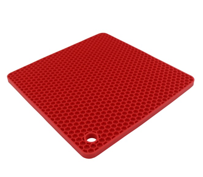 Silicone Honeycomb Pot Holders/ Trivets Pentagon Square Shape(HS-1008)