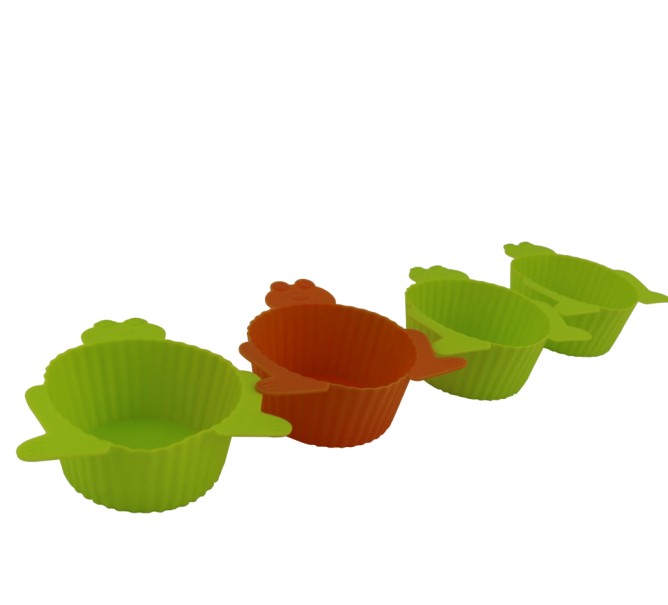 Silicone Muffin Cups Frog Shaped(HS-1066)