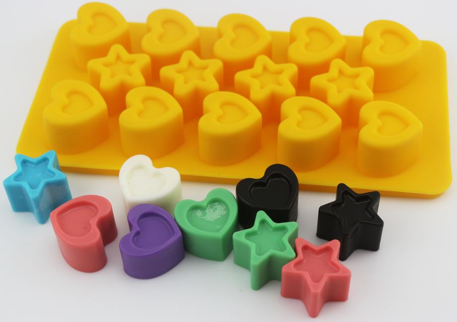 Mini Heart&Star Candy Silicone Mold(HS-1044)